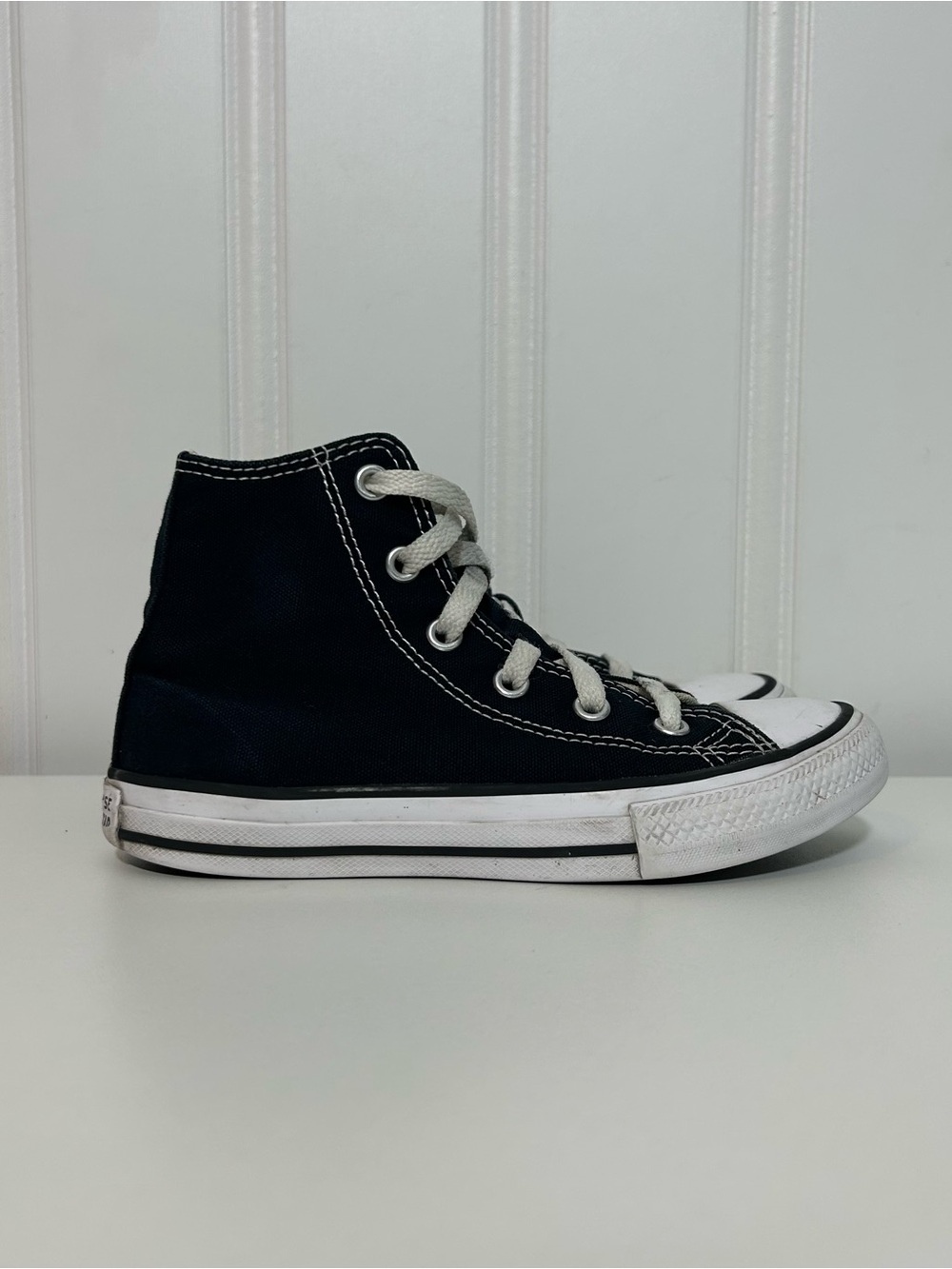 Converse ctas all star Classic Black High-Top Kids Sneakers - Canvas Lace-Up